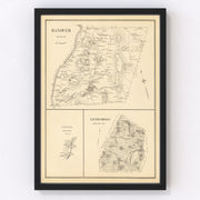 Hanover Vintage Map 1892