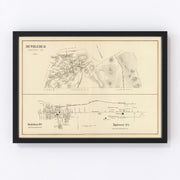 Bethlehem Vintage Map 1892