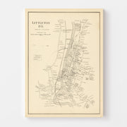 Vintage Map of Littleton, New Hampshire 1892