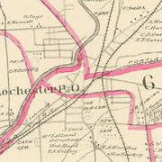 old Rochester map