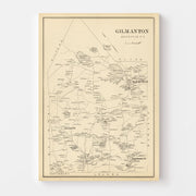 map of Gilmanton