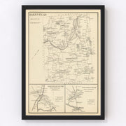 Barnstead Vintage Map 1892