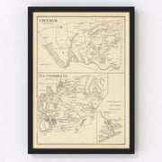 Freedom Vintage Map 1892