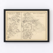 Moultonboro Vintage Map 1892