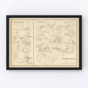 Chatham Vintage Map 1892