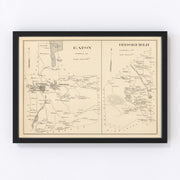 Brookfield Vintage Map 1892
