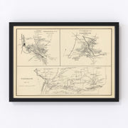 Colebrook Vintage Map 1892