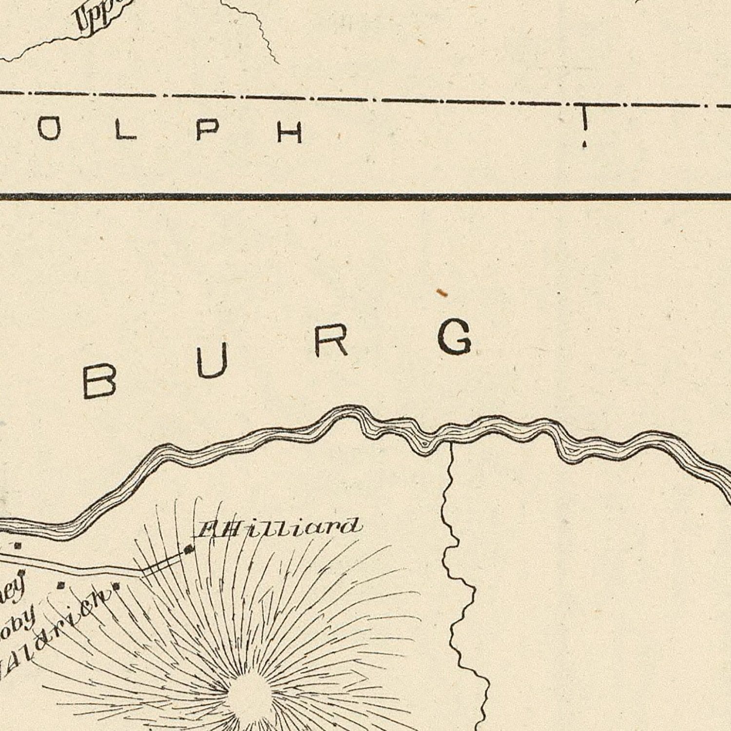 Restored historic details from the 1892 city map of Berlin, New Hampshire