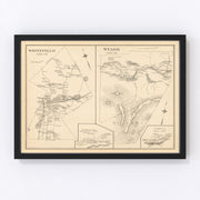 Stark Vintage Map 1892