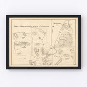 Millsfield Vintage Map 1892