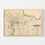 map of Burlington