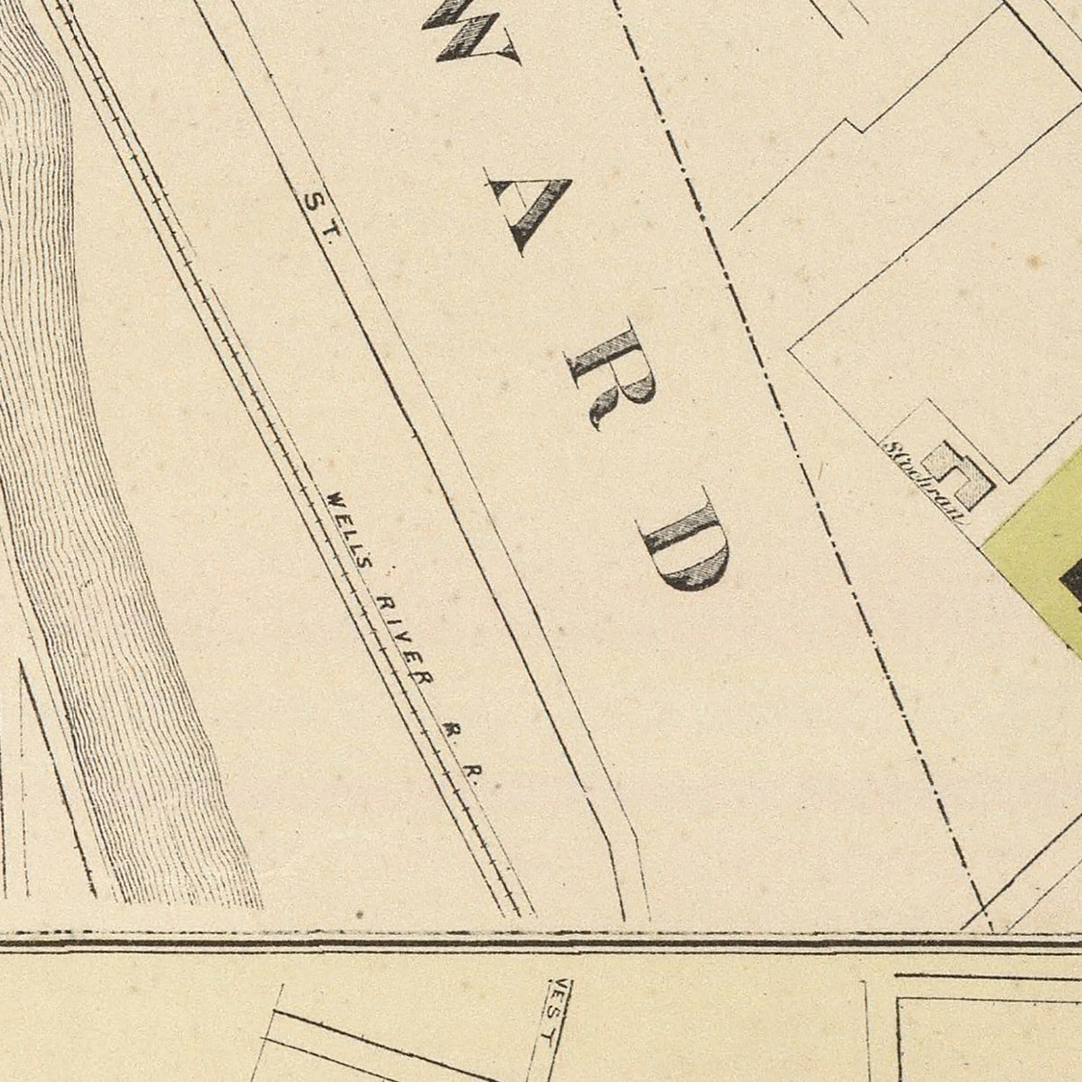 Restored historic details from the 1876 city map of Montpelier, Vermont