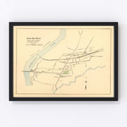 East Hartford Vintage Map 1893