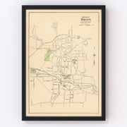 Bristol Vintage Map 1893
