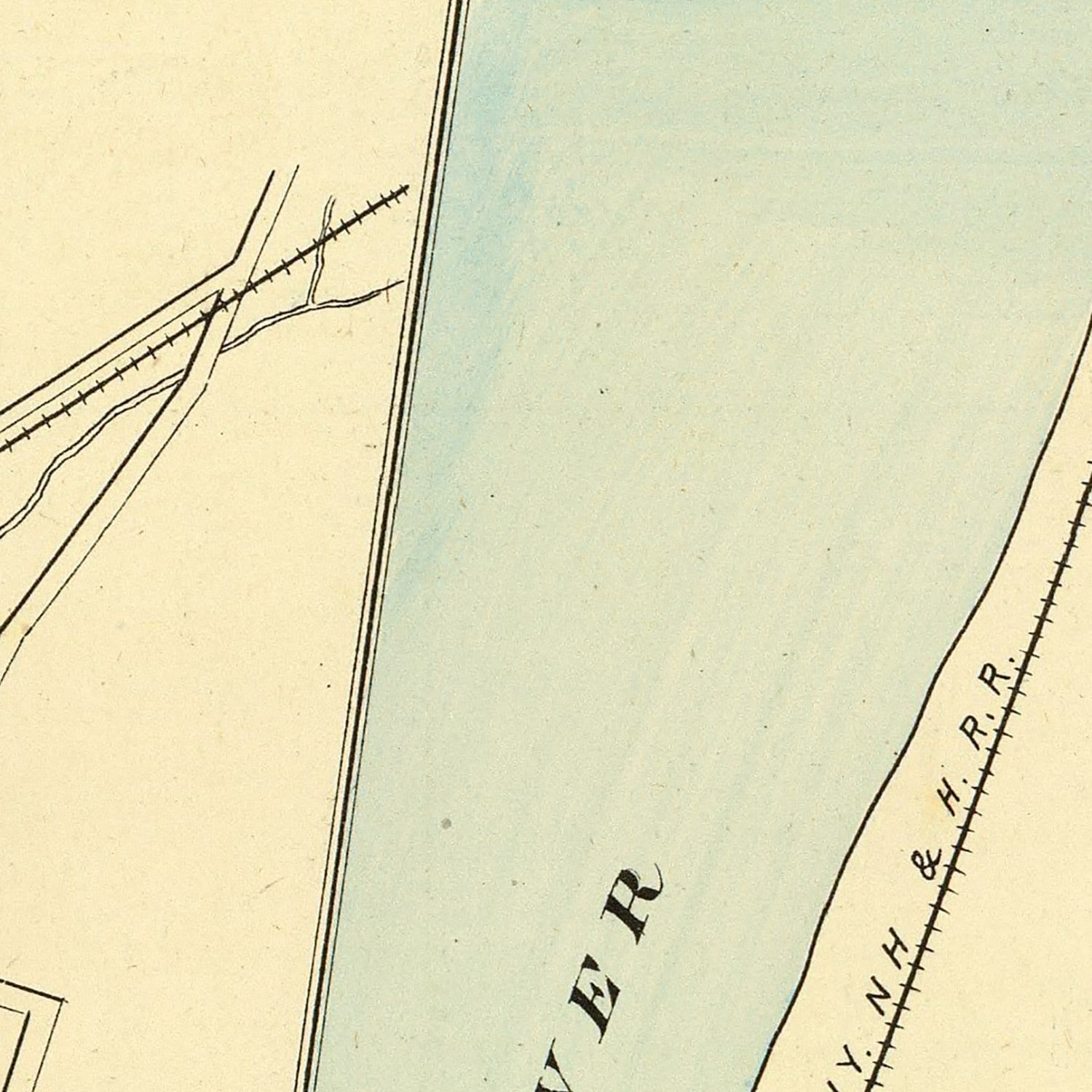 Restored historic details from the 1893 city map of Collinsville, Connecticut