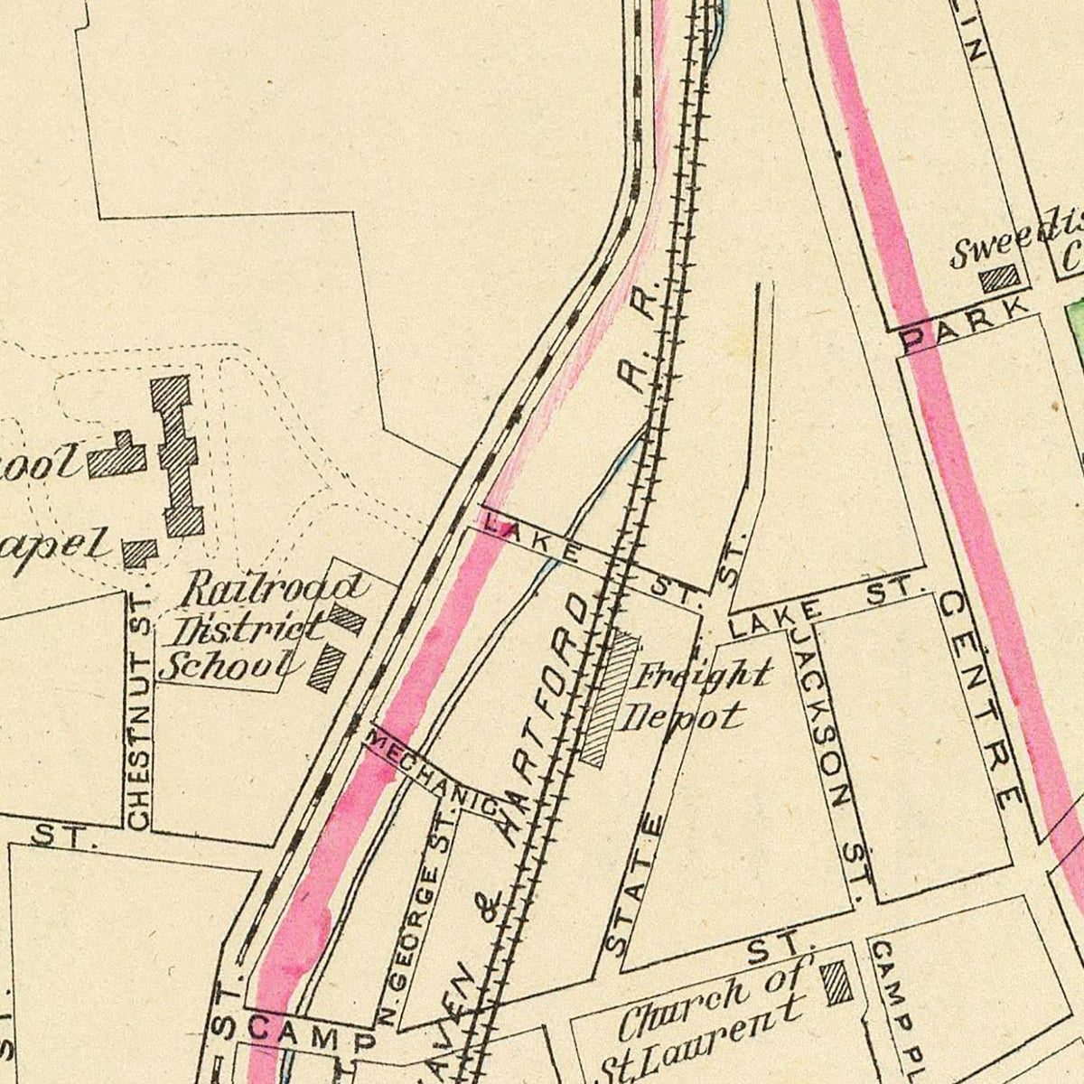 Vintage Meriden Connecticut Maps