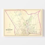 map of Bridgeport