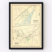 Bethel Vintage Map 1893
