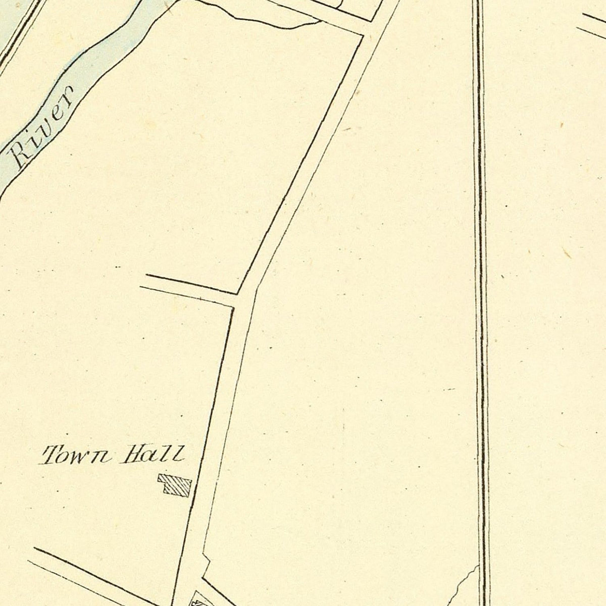 Restored historic details from the 1893 city map of Noank, Connecticut