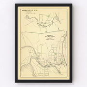 Terryville Vintage Map 1893