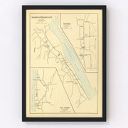 Haddam Vintage Map 1893