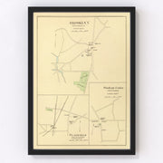 Brooklyn Vintage Map 1893