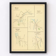Dayville Vintage Map 1893