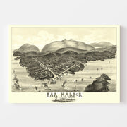 map of Bar Harbor