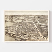 map of Dedham