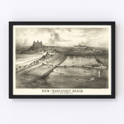 Nantasket Beach Vintage Map 1879