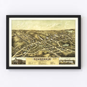 Spencer Vintage Map 1877
