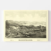 map of Blackinton