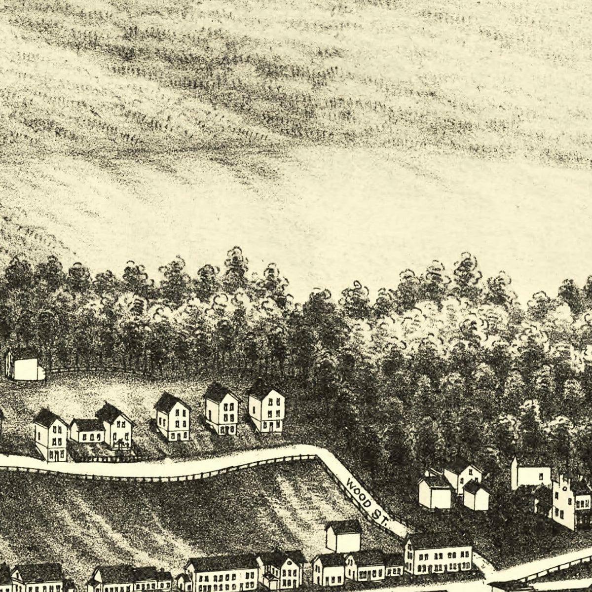 Restored historic details from the 1889 city map of Blackinton, Massachusetts