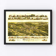 Norton Vintage Map 1891