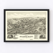 Palmer Vintage Map 1879