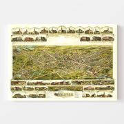map of Webster