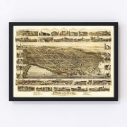 Bristol Vintage Map 1891