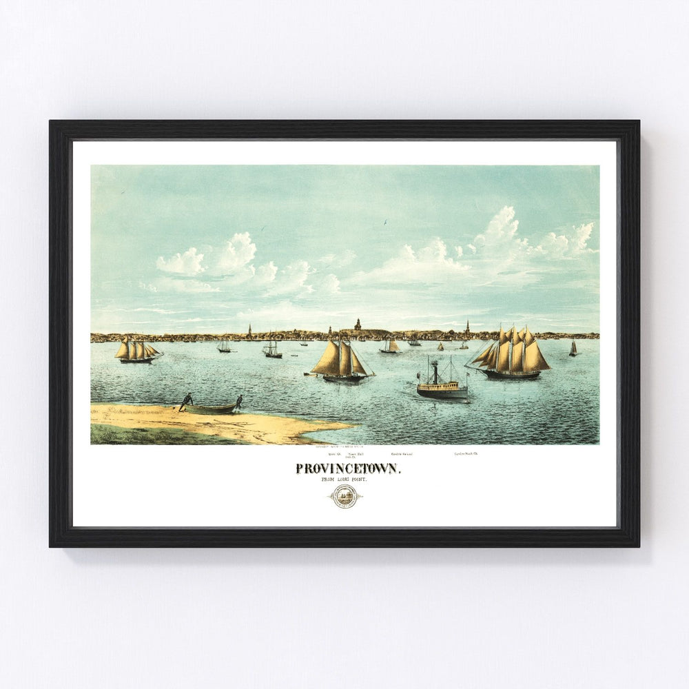 Provincetown Vintage Map 1877
