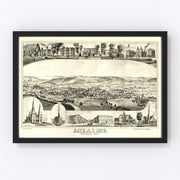 Bath Vintage Map 1878