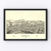 Chatham Vintage Map 1886