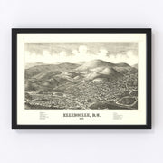 Ellenville Vintage Map 1887