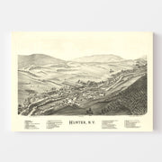 map of Hunter
