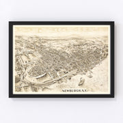 Newburgh Vintage Map 1900