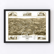 Rockland Vintage Map 1881