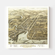 map of Plattsburgh