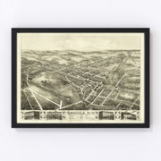 Oneida Vintage Map 1874