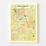 map of Deuel County