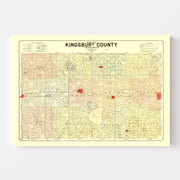 map of Kingsbury Cou