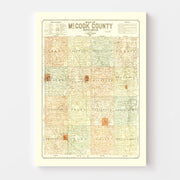 map of McCook County