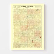 map of Clark County